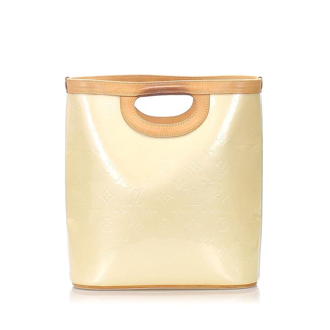 Louis Vuitton Stillwood Vertical Vernis White Leather Shoulder Bag