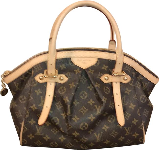 Louis Vuitton Tivoli Gm Brown Leather Satchel