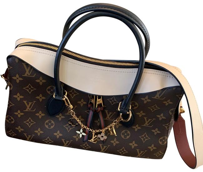 Louis Vuitton Tuileries Brown Leather Satchel