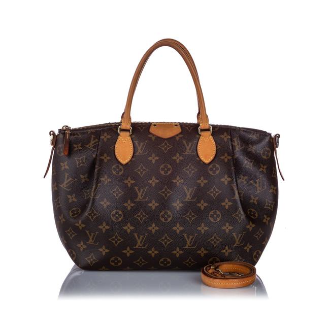 Louis Vuitton Turenne Monogram Pm Brown Leather Satchel