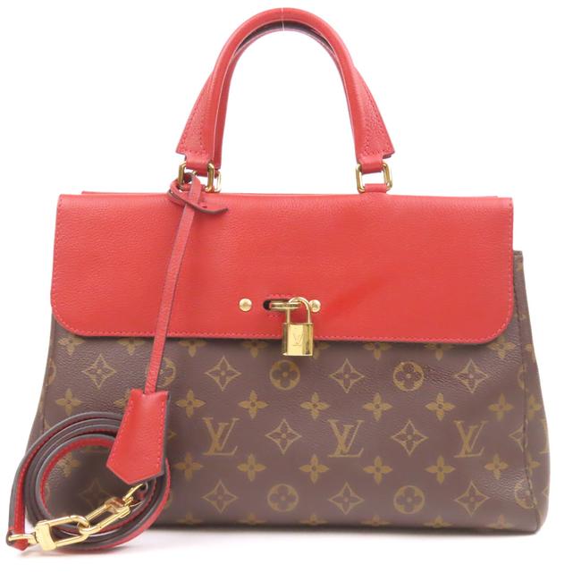Louis Vuitton Venus Monogram Brown Leather Satchel