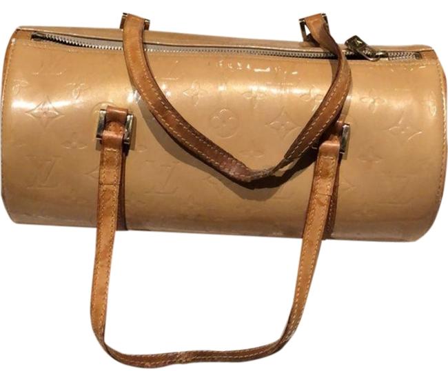 Louis Vuitton Vernis Handbag Tan Gold Satchel