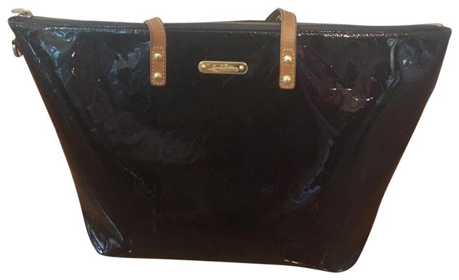 Louis Vuitton Vernis Wine Leather Tote