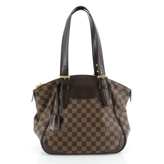 Louis Vuitton Verona Handbag Damier Mm Brown Coated Canvas Hobo Bag