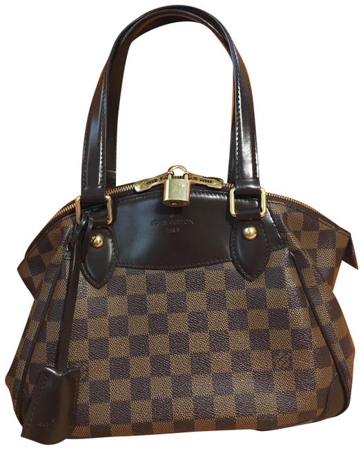 Louis Vuitton Verona Pm Brown Damier Ebene Canvas Satchel