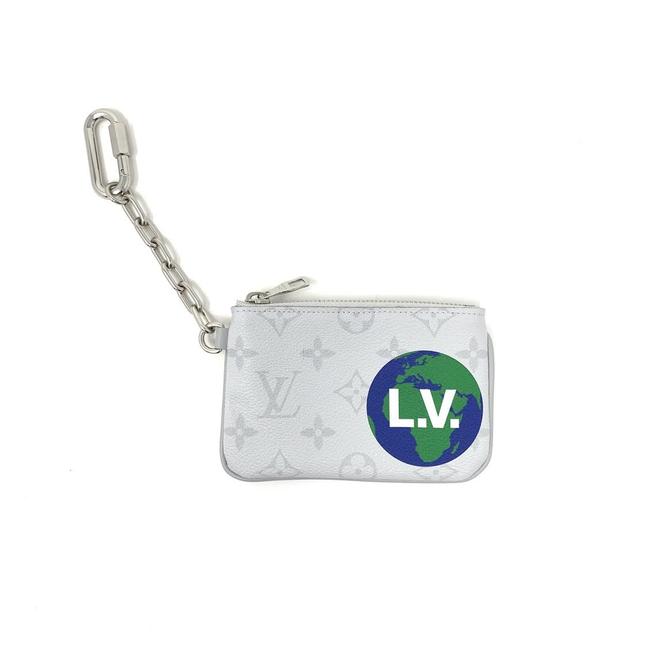 Louis Vuitton White Story Zipped Pouch Pm Wallet