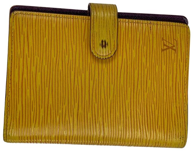 Louis Vuitton Yellow Epi Small Ring Agenda Pm 9lvepi62 Wallet
