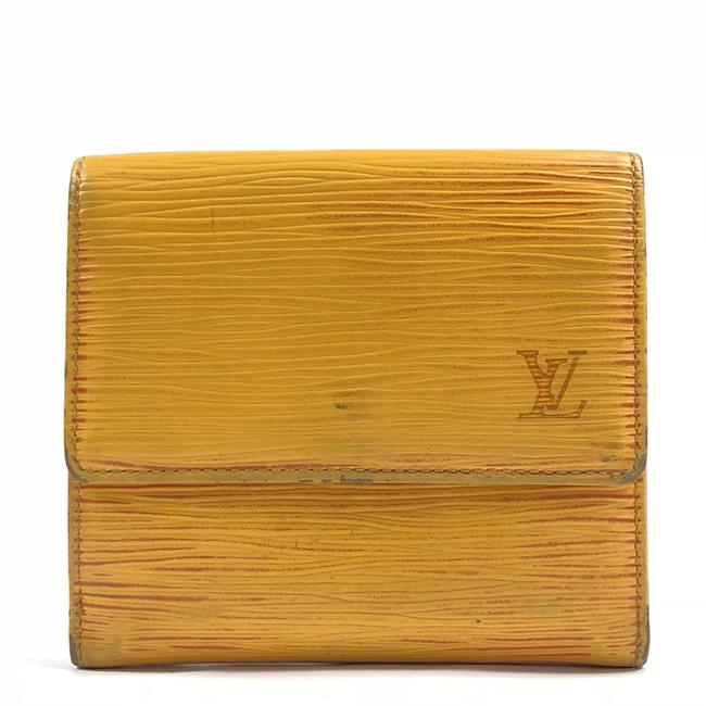 Louis Vuitton YellowPurple Epi Elise Wallet