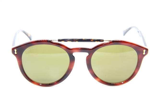 Gucci 003 Mens Round Oval Gg0124sa Sunglasses