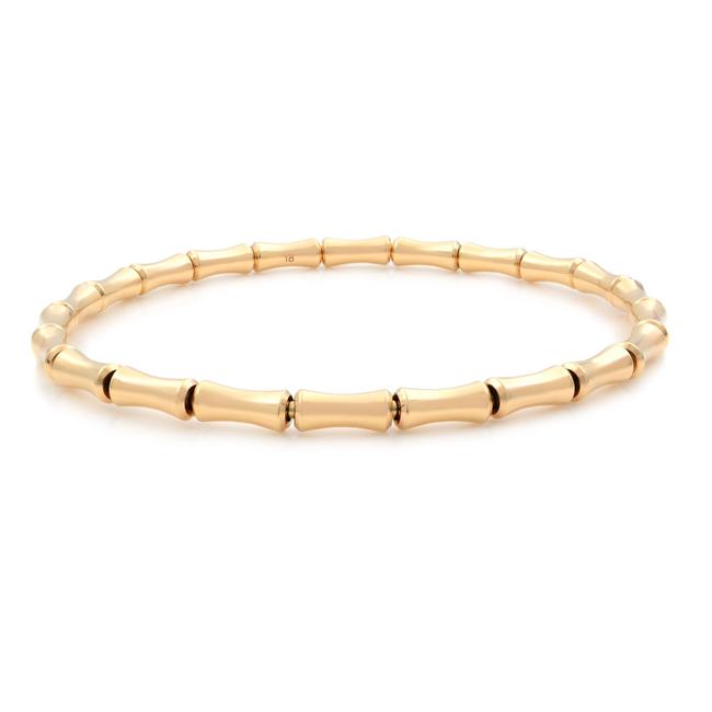 Gucci 18k Rose Gold Bamboo Extension Stretch Bracelet