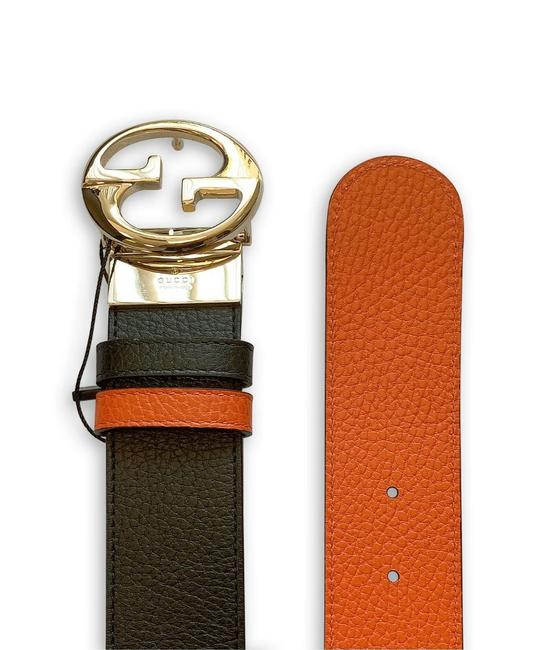 Gucci Reversible Black and Orange Belt