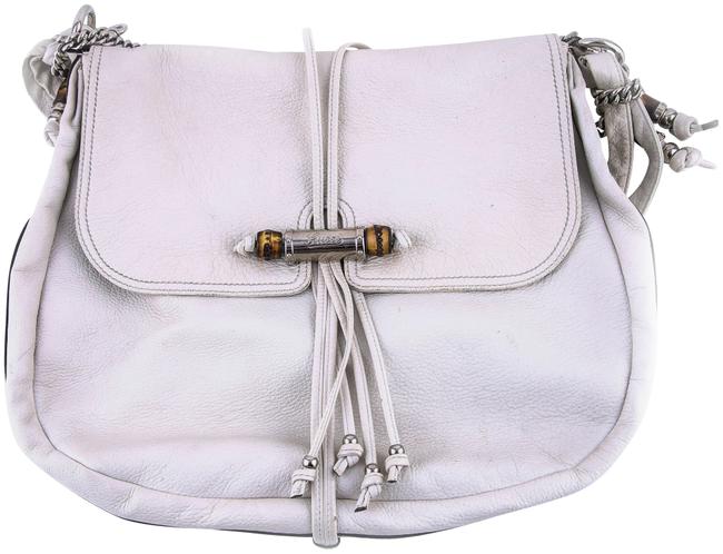 Gucci White Messenger Bag