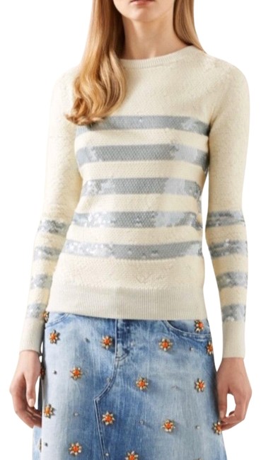 Gucci 371129 Pearl Dusty Blue Sweater
