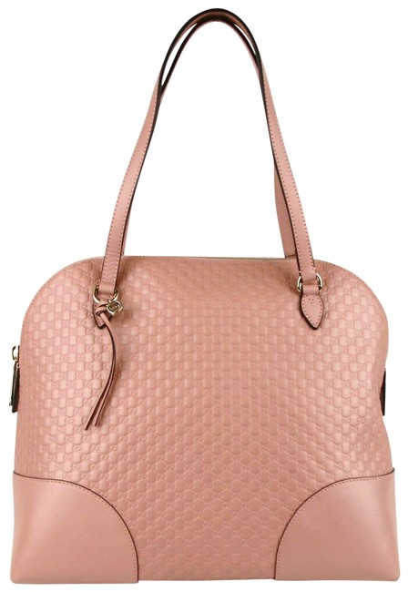 Gucci Bag Bree Dome Microguccissima Large 449243 5806 Soft Pink Leather Tote