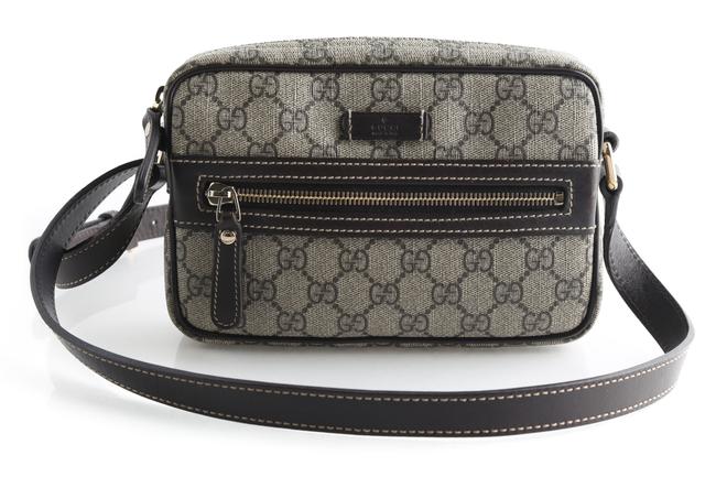 Gucci Beige Gg Supreme Canvas Cross Body Bag