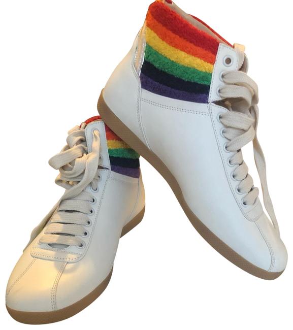 Gucci Beige Hi Top SneakersUS 10