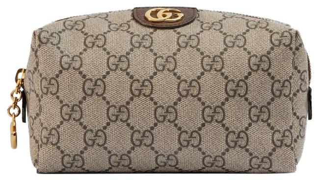 Gucci Beige Ophidia Gg Cosmetic Bag