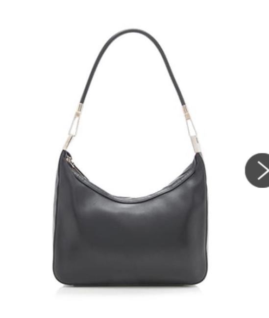 Gucci Binoche Black Leather Shoulder Bag