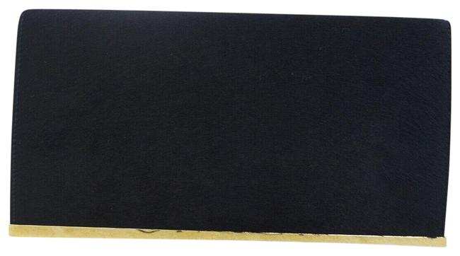Gucci Black Calf Hair Clutch