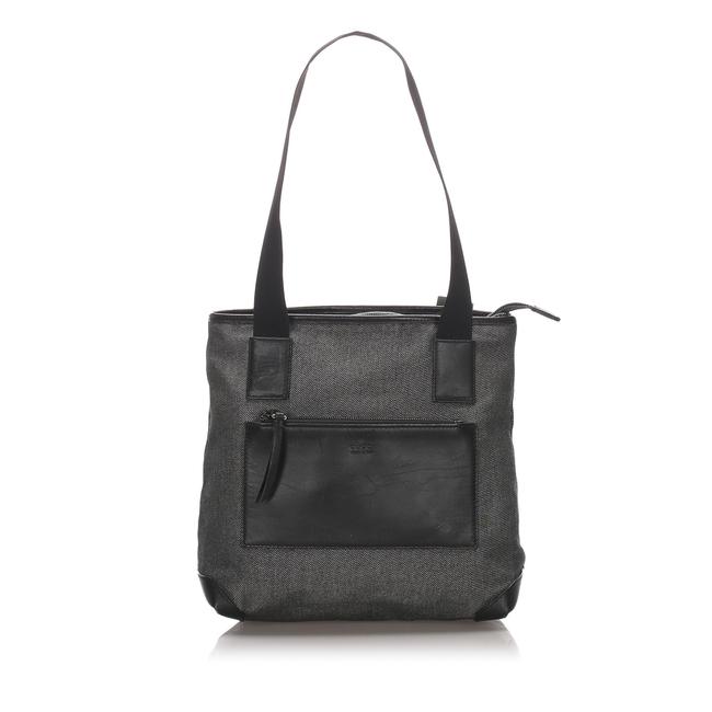 Gucci Black Canvas Shoulder Bag