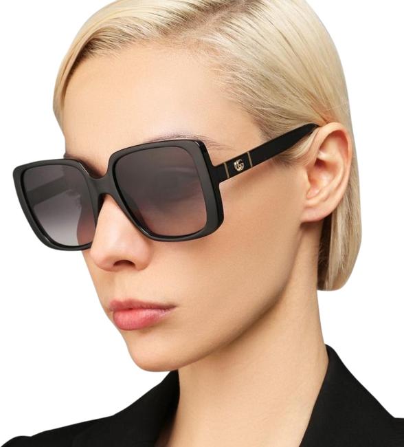 Gucci Black   Gold Gg0632s 001 Sunglasses