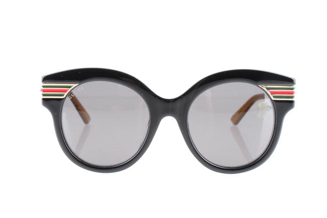 Gucci Black Gold Stripe Gg0282sa Sunglasses