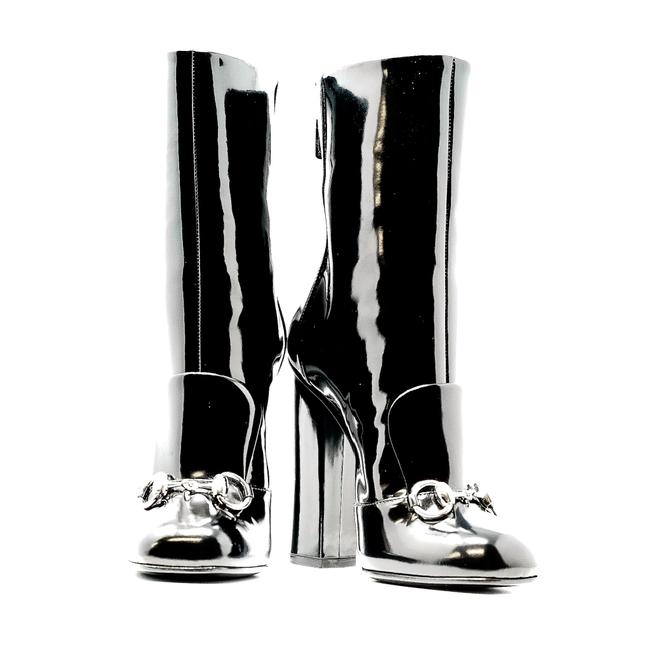 Gucci Black Horsebit Twiggy Boots Booties