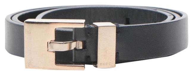 Gucci Black Leather Belt