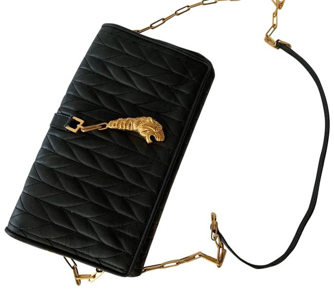 Gucci Black Leather Clutch