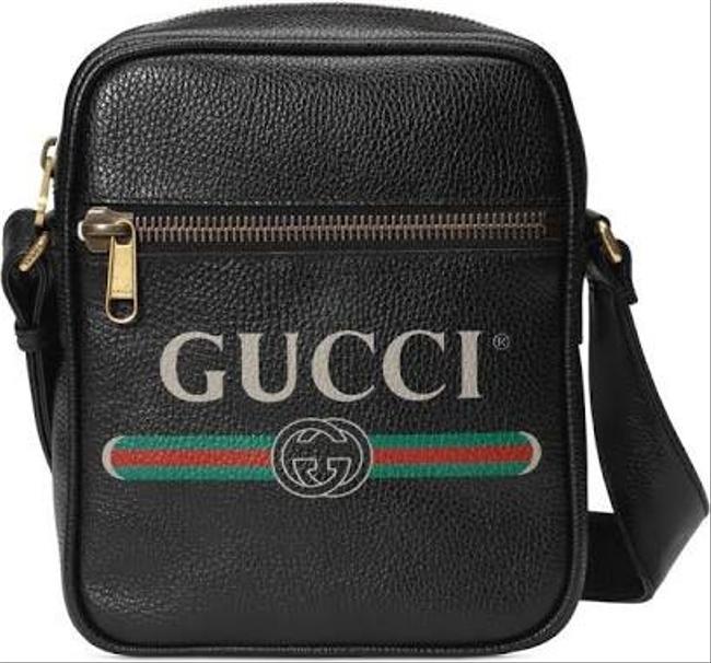 Gucci Black Leather Cross Body Bag