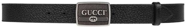 Gucci Black New Logo Leather 90 Belt