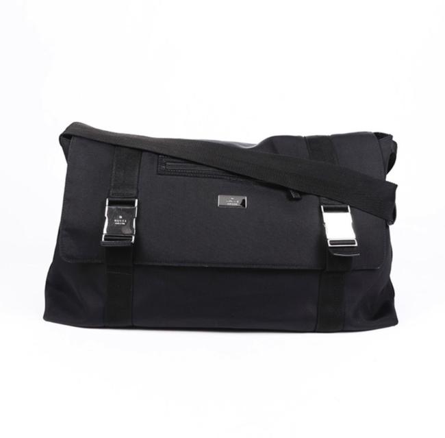 Gucci Black Nylon Messenger Bag