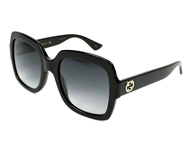 Gucci Black Oversized Square Style Gg Gg0036s 001 *** Free Shipping *** Sunglasses