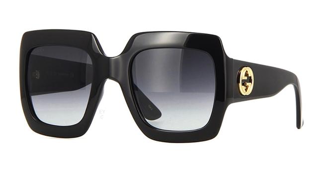 Gucci Black Oversized Style Gg 0053s 001 Free 3 Day Shipping Large Sunglasses