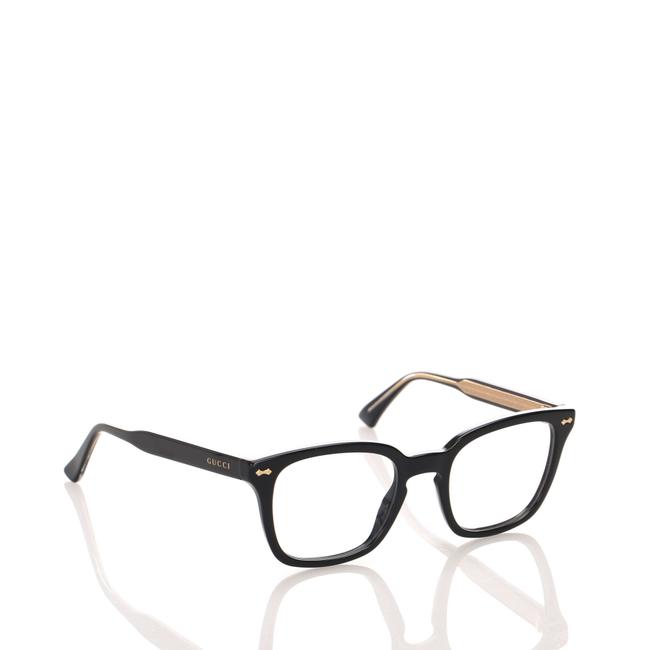 Gucci Black Plastic Transparent Optical Frame Sunglasses