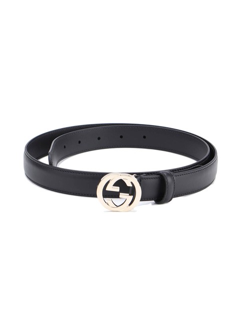 Gucci Black Spk G Buckle 25 Belt