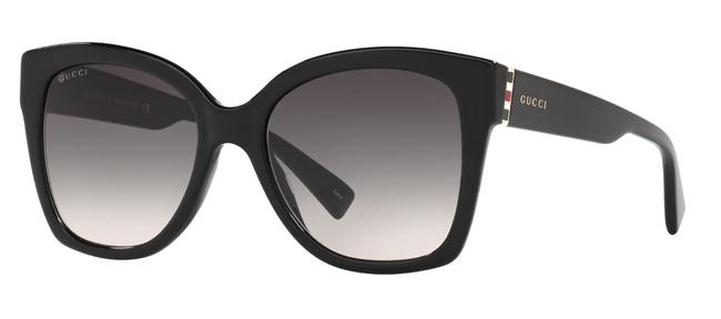 Gucci Black Square Style Gg 0459s Free 3 Day Shipping Large Sunglasses