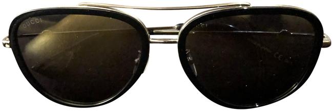 Gucci Black Gold Mirror Aviator Metal Gg0062s Sunglasses