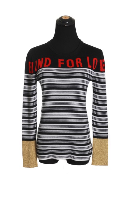 Gucci Blind For Love Black White Sweater