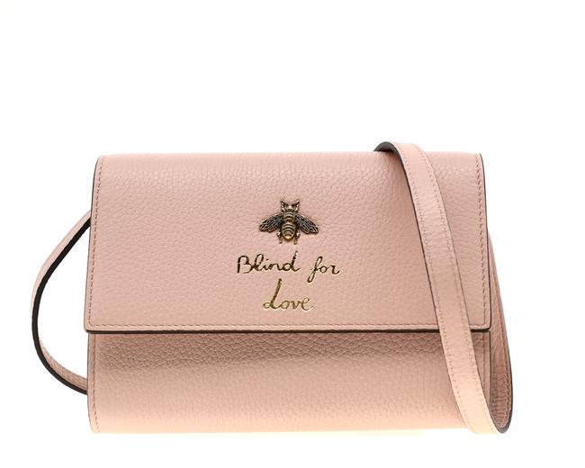 Gucci Blind For Love Pink Leather Cross Body Bag