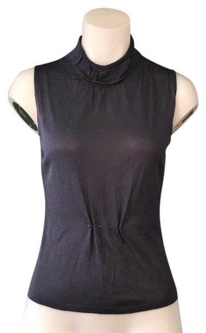 Gucci Blue Silk Szs Top