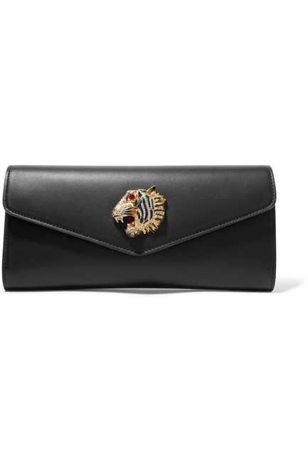 Gucci Broadway Black Leather Clutch