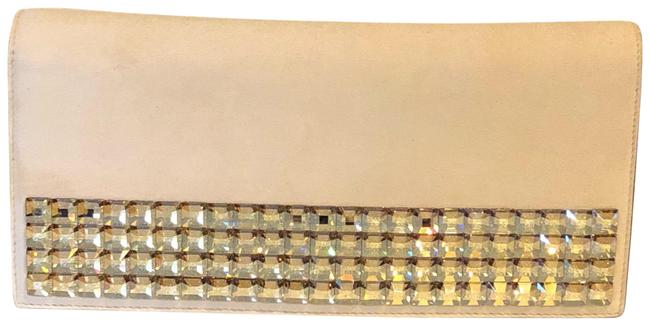 Gucci Broadway Pale Apricot Suede Leather Clutch