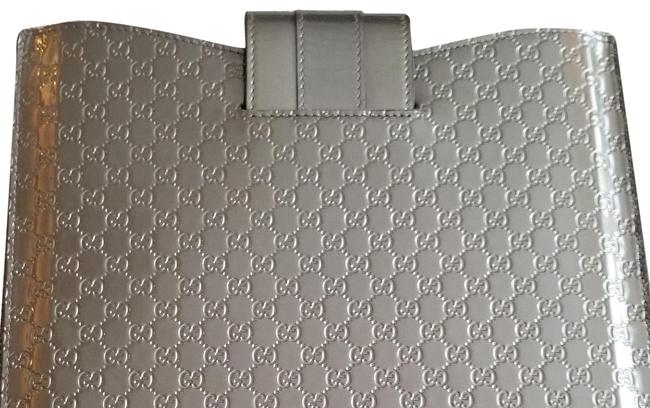 Gucci Bronze Logo Print Tablet Sleeve Tech Accessory