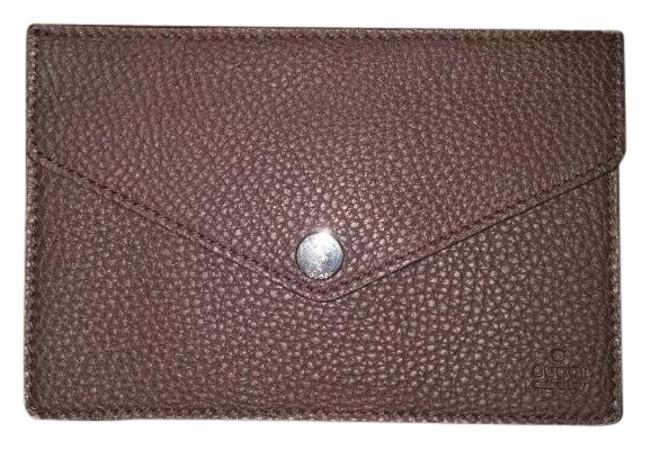 Gucci Brown Envelope Pouch Wallet