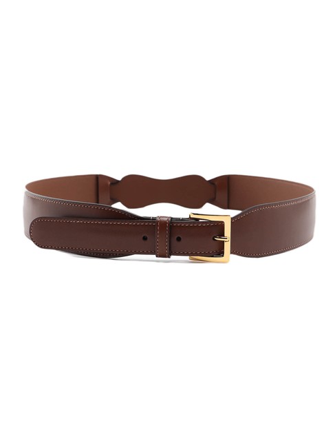Gucci Brown Horsebit Spk Leather With Belt