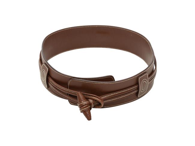 Gucci Brown Vintage Leather Belt