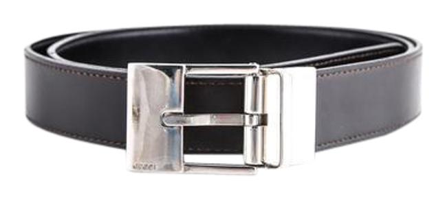 Gucci Black Brown Black Belt