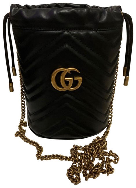Gucci Bucket Marmont Gg Mini Cross Body Bag
