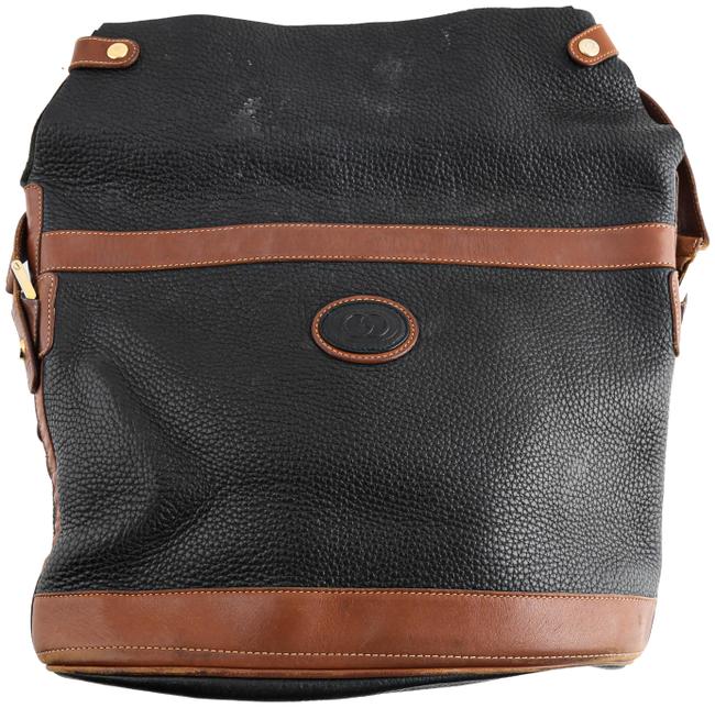 Gucci Bucket Vintage Black Leather Shoulder Bag